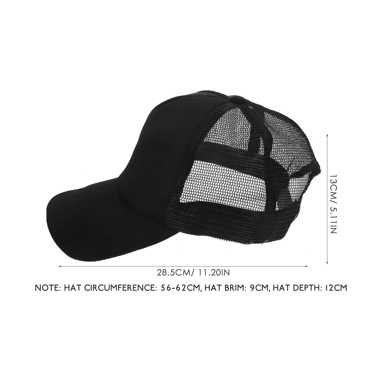 10Pcs Blank Mesh Baseball Hat  - огляд і ціна Hat Sublimation Blank