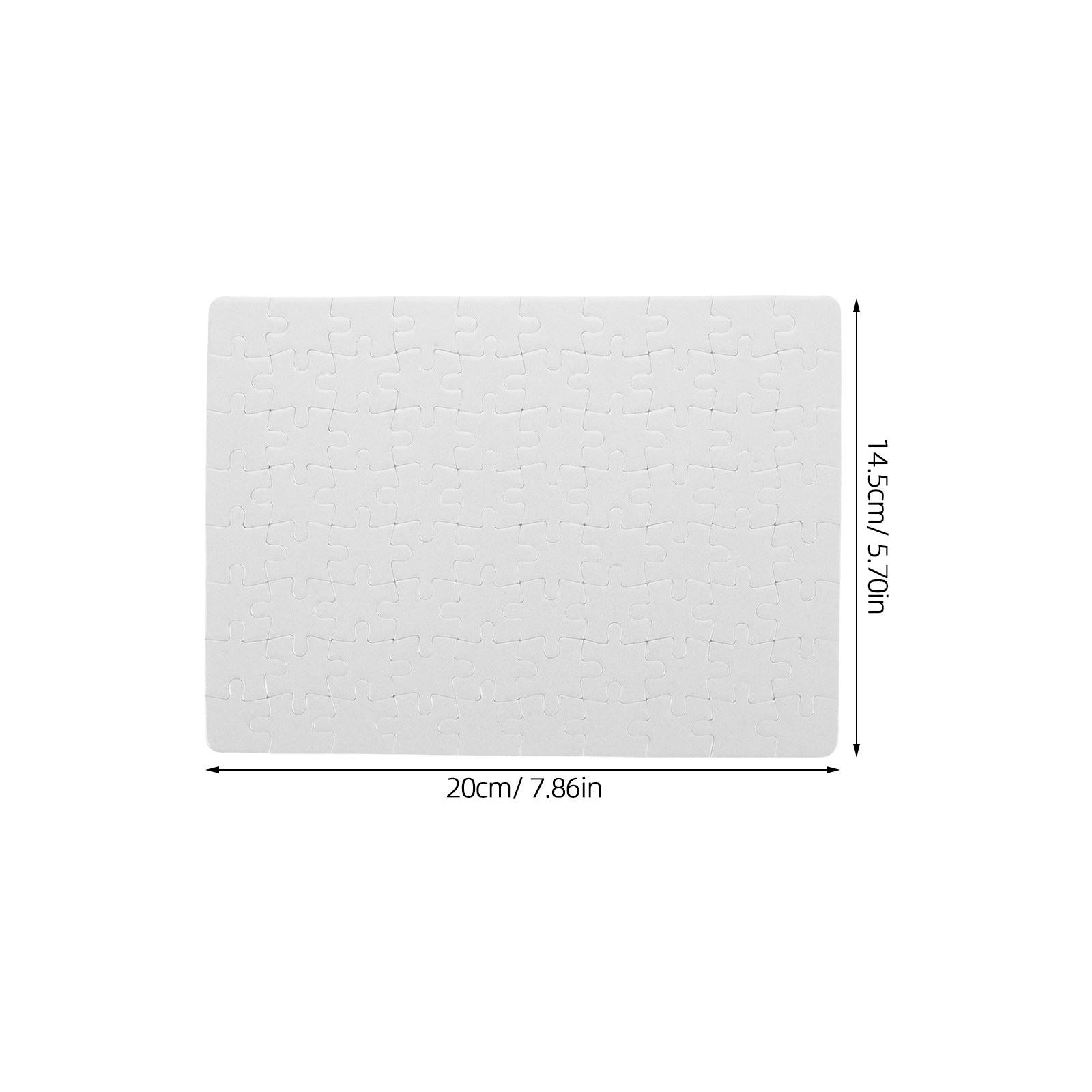 4Sheets Blank Sublimation Jigs - огляд і ціна Puzzle Blank White