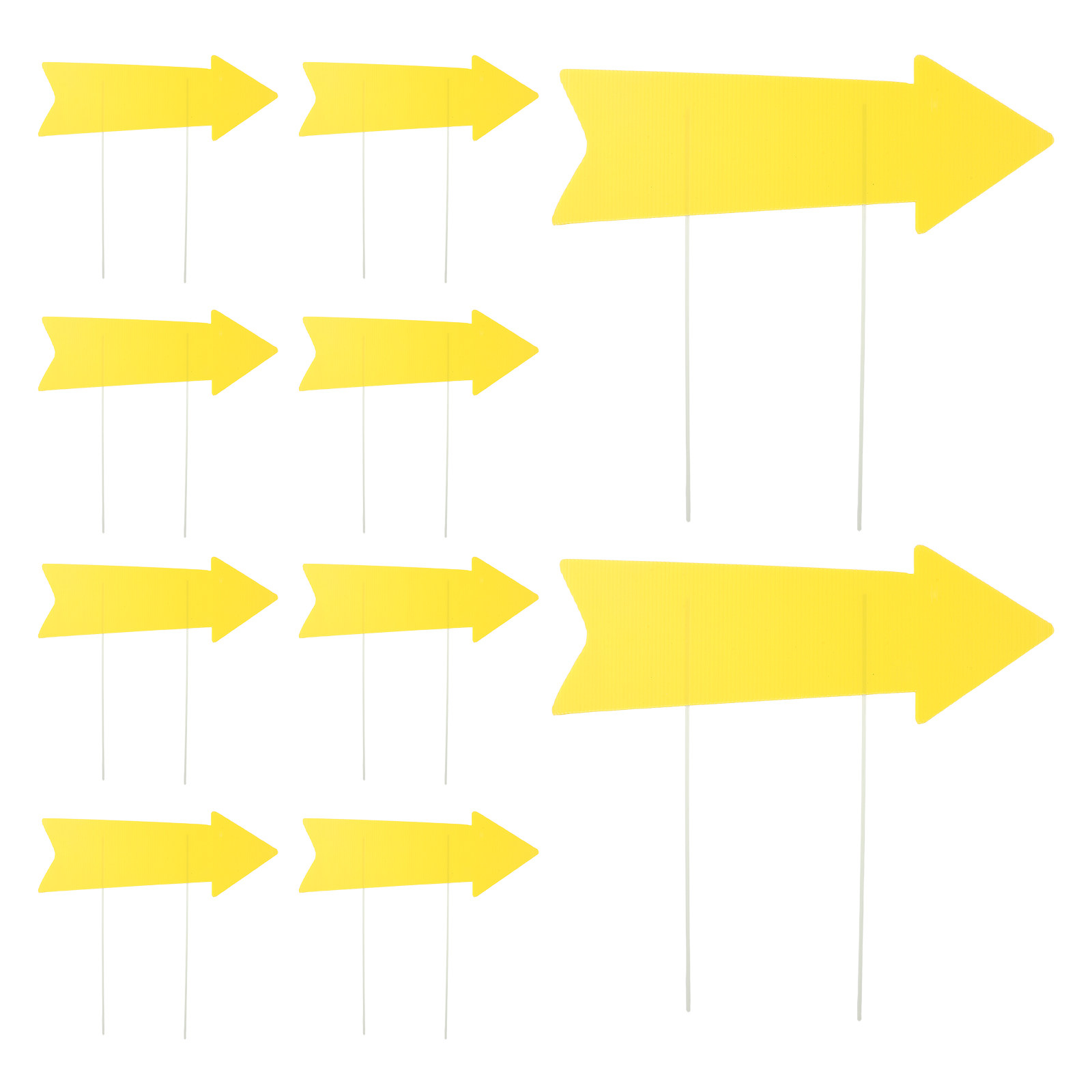 10Pcs Waterproof Arrow Yard Si - огляд і ціна Yard Sign Blank